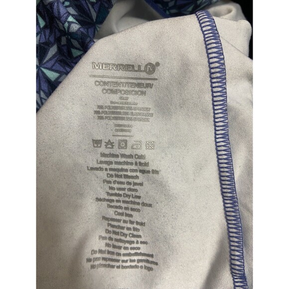 Merrell Selectwick Womens Xtra Large Blue kaleidoscope Quarter Zip Top Jacket - Picture 5 of 5